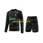 Camisolas de futebol Liverpool Guarda Redes Criança Equipamento Alternativa 2023/24 Manga Comprida